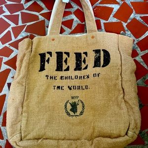 FEED the Children Burlap Tote